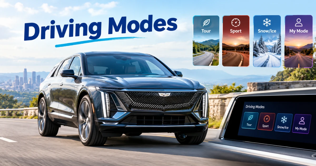 do-the-driving-modes-in-cadillac-lyriq-offer-different-ranges-or-battery-usages
